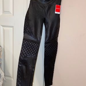 SPANX leather leggings